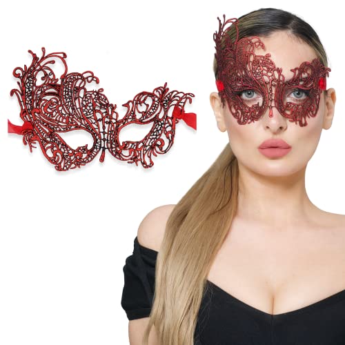 Swan-Lace-Red