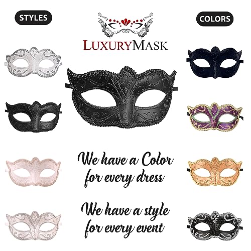 Masquerade Mask for Women Mask for Masquerade Ball, Venetian Party, Mardi Gras, Prom, Halloween, Costume Parties