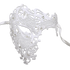 WHITE Series Signature Phantom Of The Opera Half Face Mask - Luxury Mask - 1