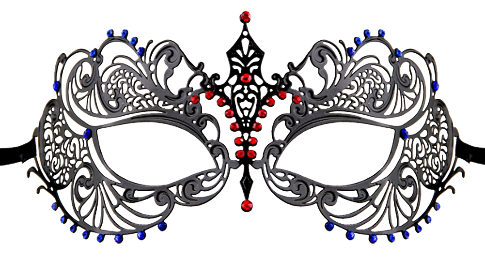 MUTLI COLOR Series Laser Cut Metal Venetian Pretty Masquerade Mask - Luxury Mask - 5