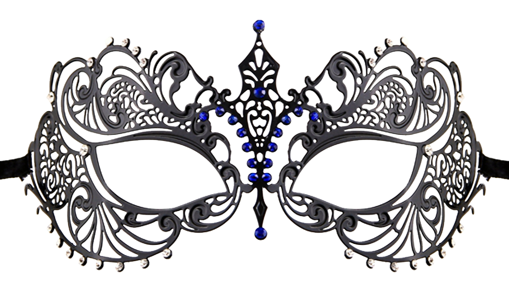 MUTLI COLOR Series Laser Cut Metal Venetian Pretty Masquerade Mask - Luxury Mask - 4