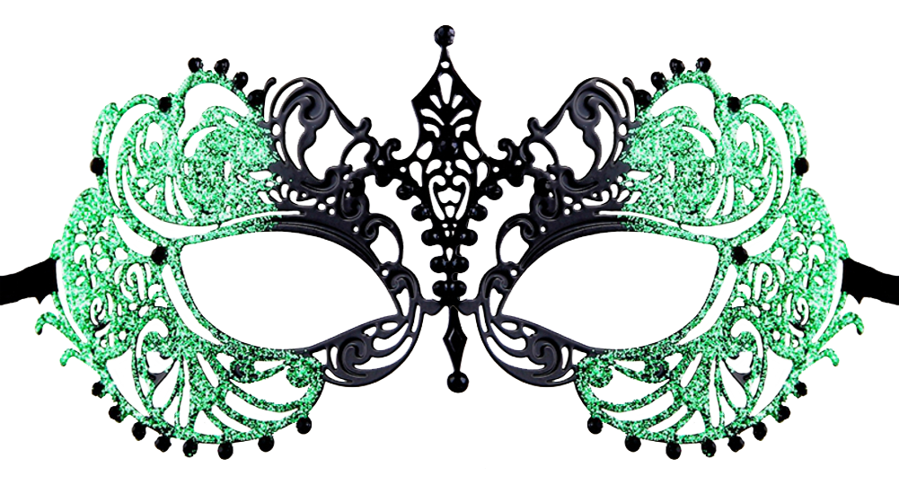 GLITTER Series Laser Cut Metal Venetian Pretty Masquerade Mask - Luxury Mask - 4