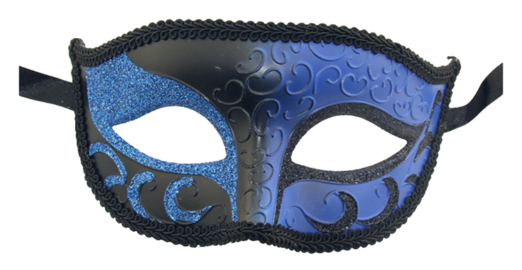 Sparkle Venetian Mardi Gras Multi Color mask - Luxury Mask - 2