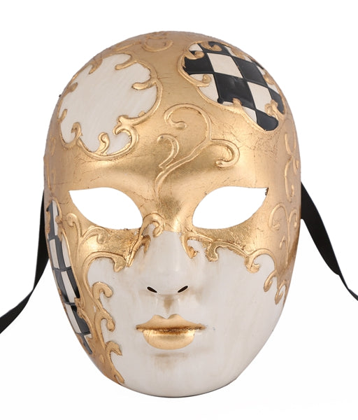 Luxury Mask Full Face Mask Blue Gold
