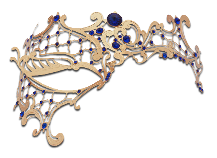 GOLD Series Signature Phantom Of The Opera Venetian Mask - Luxury Mask - 4