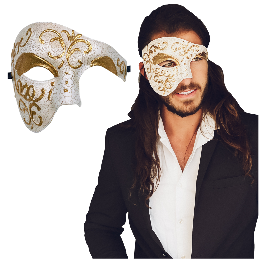 Unleash Your Inner Phantom: The Captivating Masquerade Mask for Men