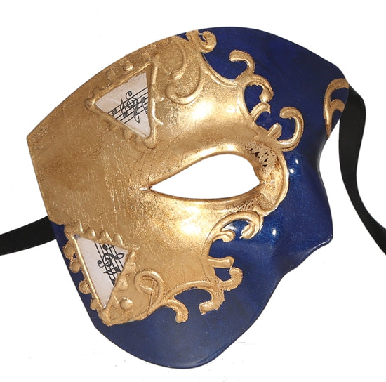 Designer Series: Premium One-Eyed Phantom of the Opera Masquerade Mask