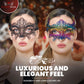 Black Starlet Lace Masquerade Mask for Women | Venetian Costume Mask for Prom, Masquerade Ball, Mardi Gras & Halloween product view 3