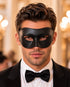 Black masquerade mask for men
