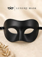 Black masquerade mask for men product view 5