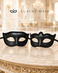 Black masquerade mask couples set product view 5