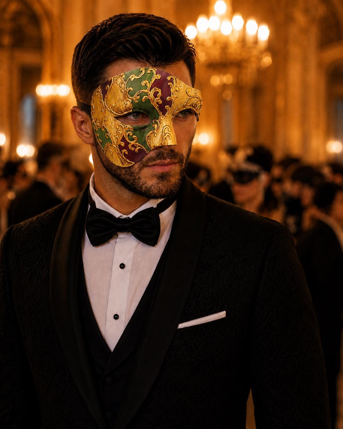 masquerade mask for men product view 4