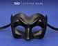 Black masquerade mask for men product view 6