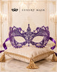 Purple Lace Masquerade Mask for Women product view 6