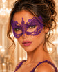 Purple Lace Masquerade Mask for Women product view 2