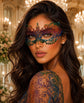 Rainbow Lace Masquerade Mask for Women product view 2
