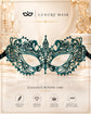 Teal Lace Masquerade Mask for Women product view 4
