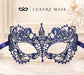 Very Peri Lace Masquerade Mask