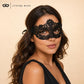 Black lace masquerade mask couples set product view 3