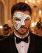 Gold masquerade mask for men