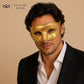 Gold masquerade mask couples set product view 5