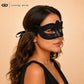 Black masquerade mask for women product view 3
