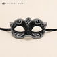 Black Silver masquerade mask for women product view 5