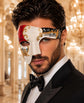 Red Gold Phantom of the Opera Mask