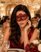 Red Lace Masquerade Mask for Women