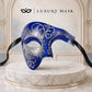 Blue Silver Phantom of the Opera Mask