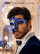 Blue Silver Phantom of the Opera Mask