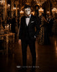 Black Silver masquerade mask product view 6