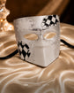 Black Silver masquerade mask product view 7