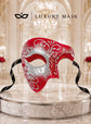 Red Silver Phantom of the Opera Mask
