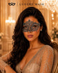 Silver Lace Face Mask