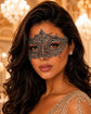 Silver Lace Face Mask