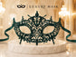Green Lace Masquerade Mask for Women – Belle