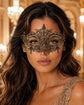 Gold Lace Masquerade Mask for Women – Belle