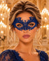 Blue Lace Masquerade Mask for Women – Aria