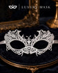 White Lace Masquerade Mask for Women – Aria