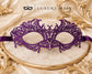 Purple Lace Masquerade Mask for Women – Aria
