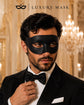 Classic Black Venetian Mask for Men