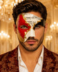 Red & Gold Phantom of the Opera Mask for Men