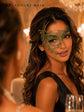 Green Olive lace masquerade mask for women product view 4