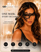 Black lace masquerade mask for women product view 6
