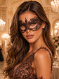 Mocha Lace Eye Mask for Women product view 2