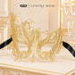 Gold Swan Metal Masquerade Mask – No Stones product view 6