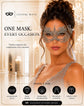 Silver Venetian Lace Masquerade Mask for Women | Elegant Costume Mask for Prom, Masquerade Ball, Mardi Gras & Halloween