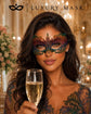 Rainbow Lace Masquerade Mask for Women product view 4