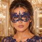 Very Peri Lace Masquerade Mask
